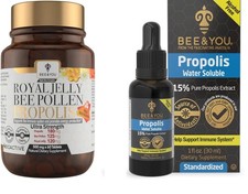BEE  You Royal Jelly  Propolis Extract Bundle - 100 Natural Superfood