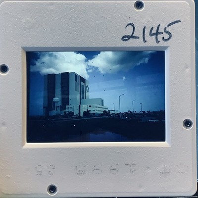 Kennedy Space Center VAB 35mm Slide - Florida Space Coast NASA