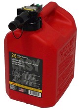 No-Spill 2.5 Gallon Gas Can Fast Flow Nozzle Child Resistant FMD Technology New