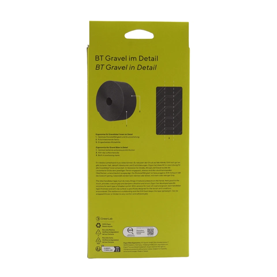 Ergon BT Gravel 3.5mm Thick Bike Handlebar Tape Anti-Slip Comfort Pik Your Color - Image 4 of 4
