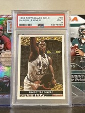1993-94 Topps - Prize Black Gold Shaquille O'Neal #18 PSA 9