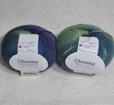 Knit Picks Chroma Worsted Weight Yarn Color #28045 Lot of 2, Wool Rare New