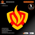Brandweer Fire Brigade Crest Regular/Retroreflective Stickers