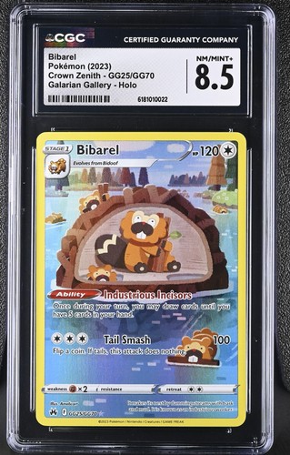 Bibarel graded CGC 8.5 for sale on eBay