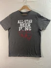 Old Navy T-Shirt Mens Large Gray All Star Beer Pong Graphic Funny
