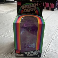 Nee Doh Dream Drop Tactile Squeeze Toy, Purple w/ Splash Display Stand
