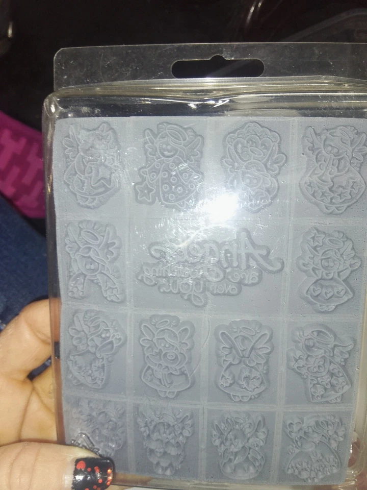 Stampendous Rubber Stamp Tiny Angel Set 15 Angels are Watching Over You 1995 - Image 4 of 4