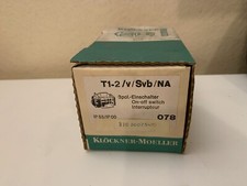 Klockner Moeller T1-2/v/Svb/NA Rotary Switch ...