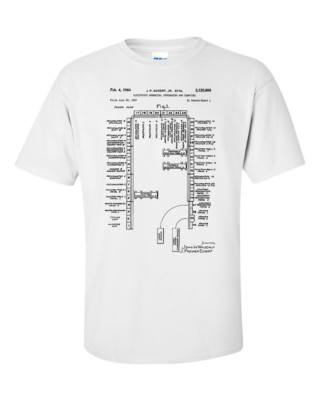ENIAC First Programmable Computer Patent Coder Programmer T-Shirt