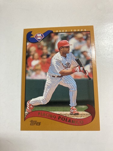 Nice 2002 Topps traded update Plácido Polanco Philadelphia Phillies Sp T62