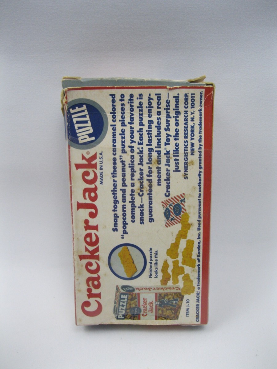 Cracker Jack Puzzle Box 6 Piece Vintage Retro Snack Popcorn