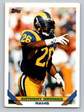 1993 Topps Anthony Newman #412 St. Louis Rams