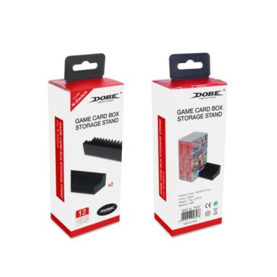 DOBE GAME CARD BOX STORAGE STAND FOR NINTENDO SWITCH (2-PACK)