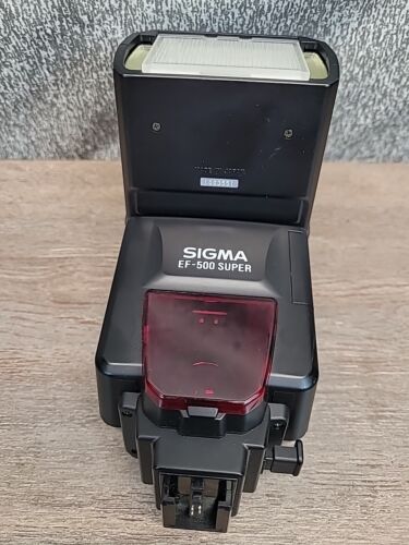 SIGMA EF-500 Super Electronic Flash Shoe Mount for Nikon Cameras Digital - Picture 11 of 13