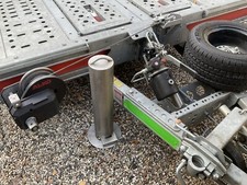 Einfahrt Sicherheitspfosten Edelstahl Schwerlast Auto, Anh&auml;nger, Boot, Schutz