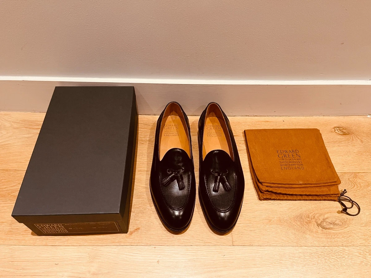 Mens black tassel loafers uk clearance