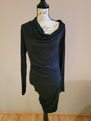 donna karan black dress 1990s Black Dress