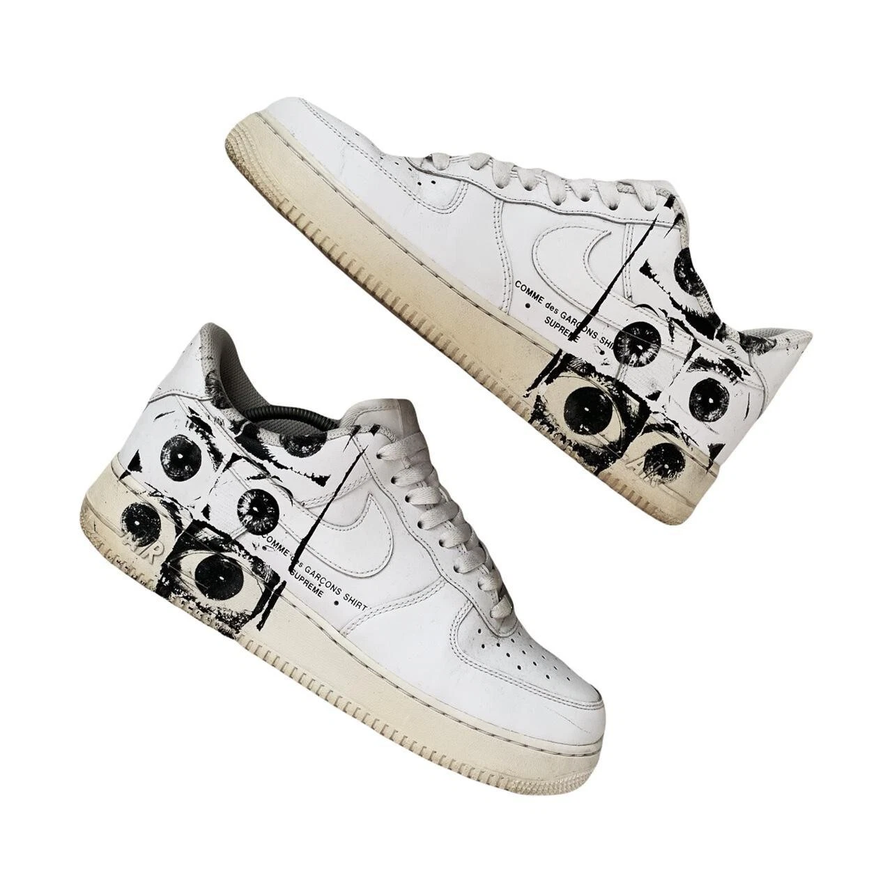 Supreme x Comme des Garcons x Nike SS17 Air Force 1 Eyes 