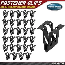 30Pcs Metal Retainer Moulding Trim Fastener Clips for GM 94-17 15748479 11588650
