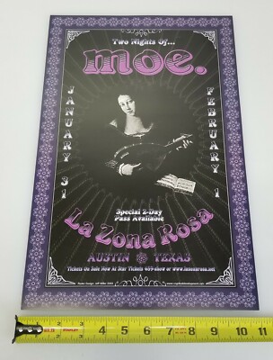 Two Nights of Moe 2003 La Zona Rosa Austin Texas 11 x 17