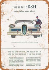 Metal Sign - 1958 Edsel - Vintage Look Reproduction
