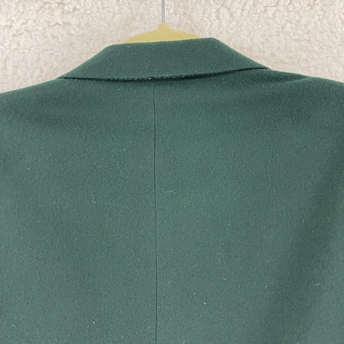 Woolrich Green 100% Wool Blazer Coat Jacket Mens Long Sleeve VTG Size 38R - Picture 17 of 17