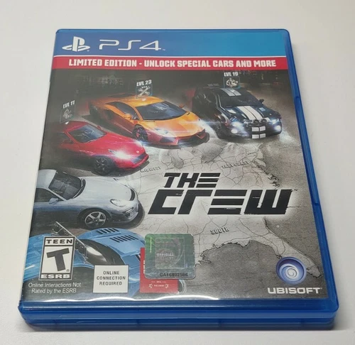 The Crew (Sony PlayStation 4, 2014) Complete CIB PS4 PS5
