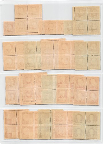 U.S. Famous Americans issues. 1940, MNH, VF/XF Blocks and Singles CV $22.50 - Picture 2 of 2