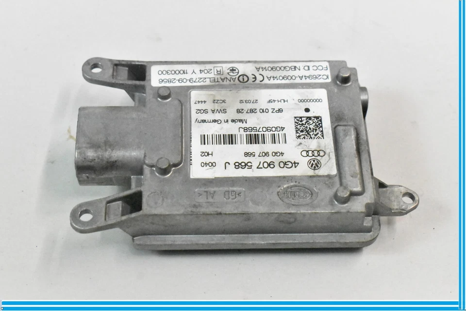 2012 - 2018 Compatível com AUDI A6 A7 S6 S7 RS7 Radar de Ponto Cego Faixa Direita 4G0907568M Fabricante de Equipamento Original - Imagem 4 de 4