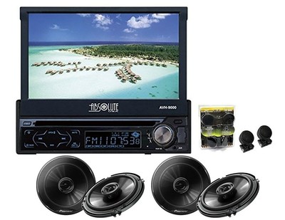 Absolute Avh-9000 7-Inch In-Dash Multimedia Touch Screen System With Detachable Front Panel Face And Usb/Sd Slot (847169008535)