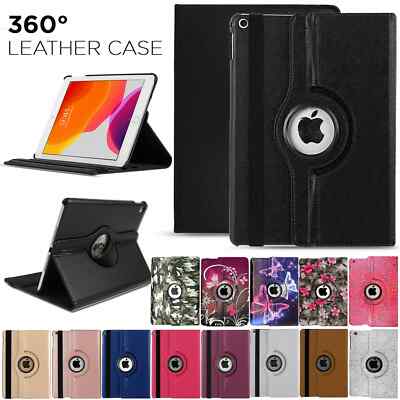 Für Apple iPad 9. Generation 10.2'' 2021 360° Drehbar Smart Leder Case Hülle