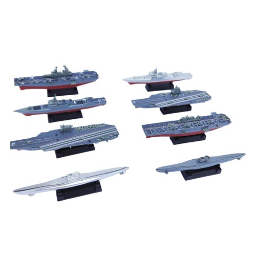 8x porte-avions jouet modèle de navire assemblé 4D moderne pour adultes - Imagen 9 de 10