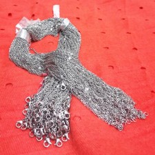 2mm Stainless Steel Necklace Rope 45cm Chain Lobster Clasp DIY 100pcs/lot