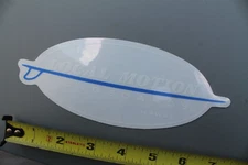 LOCAL MOTION Hawaii Clear Blue White Surfboards 80's LM2 Vintage Surfing STICKER