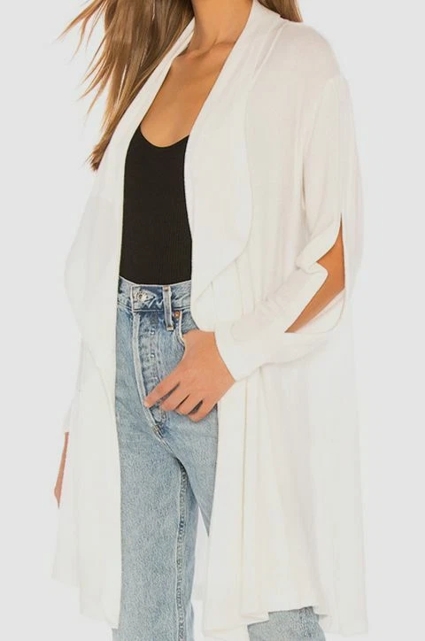 Open front wrap best sale cardigan