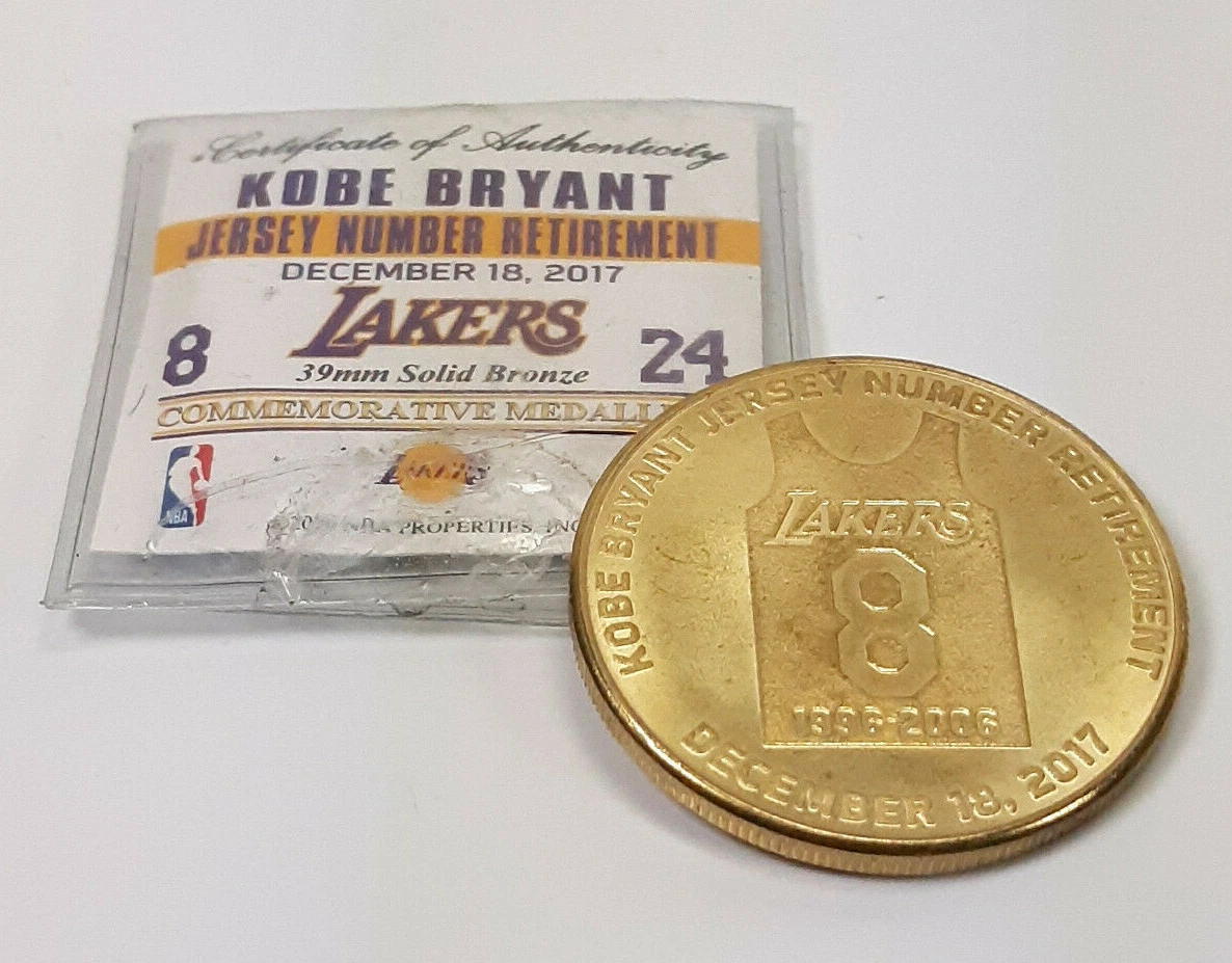 Kobe Bryant Commemorative Medallion Los Angeles Lakers at 's Sports  Collectibles Store