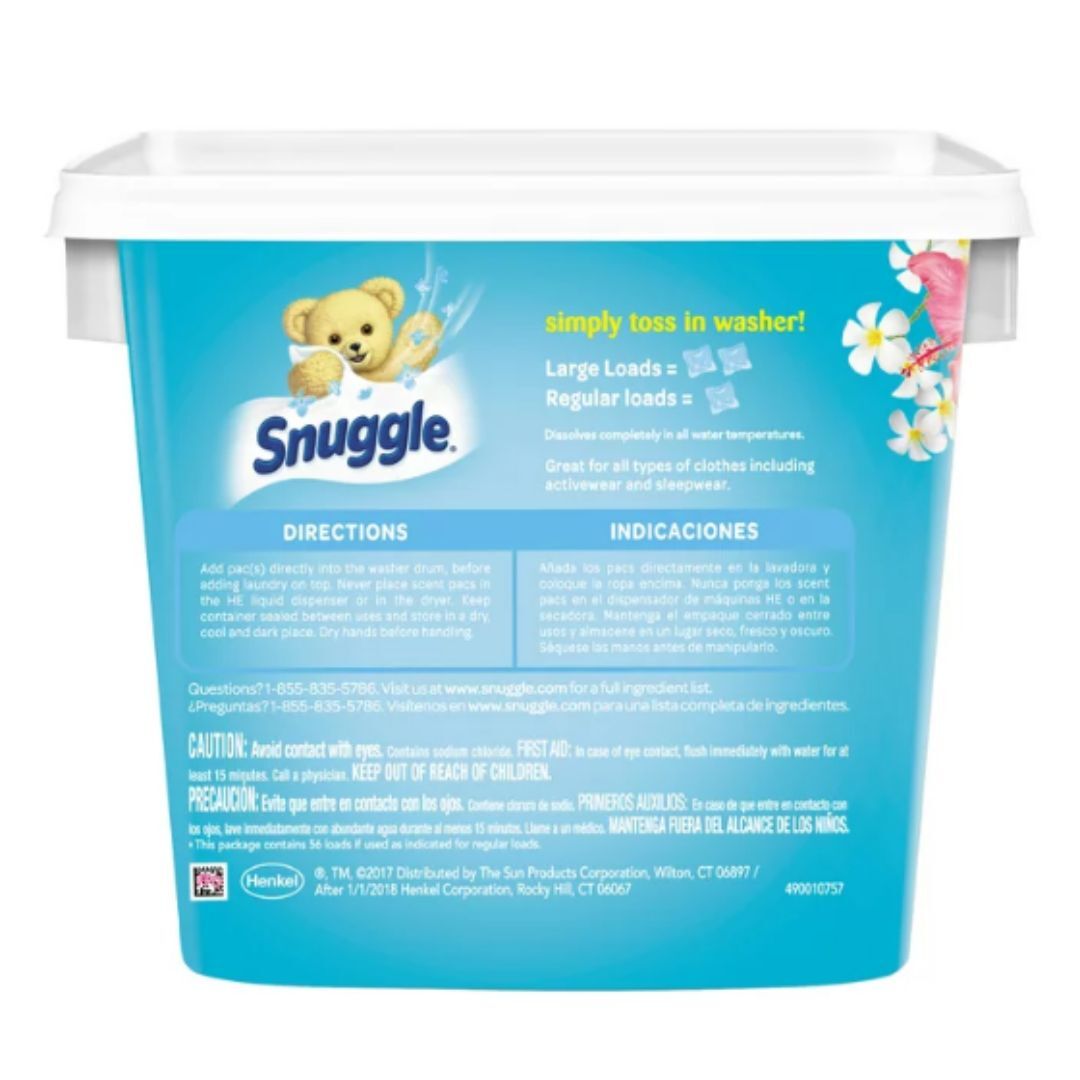 Snuggle Exhilarations In Wash Laundry Scent Booster Pacs 56
