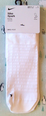 NIKE RUNNING ''SPARK'' MEN'S/WOMEN'S LIGHTWEIGHT QUARTER SOCKS Extra Large 10-11.5