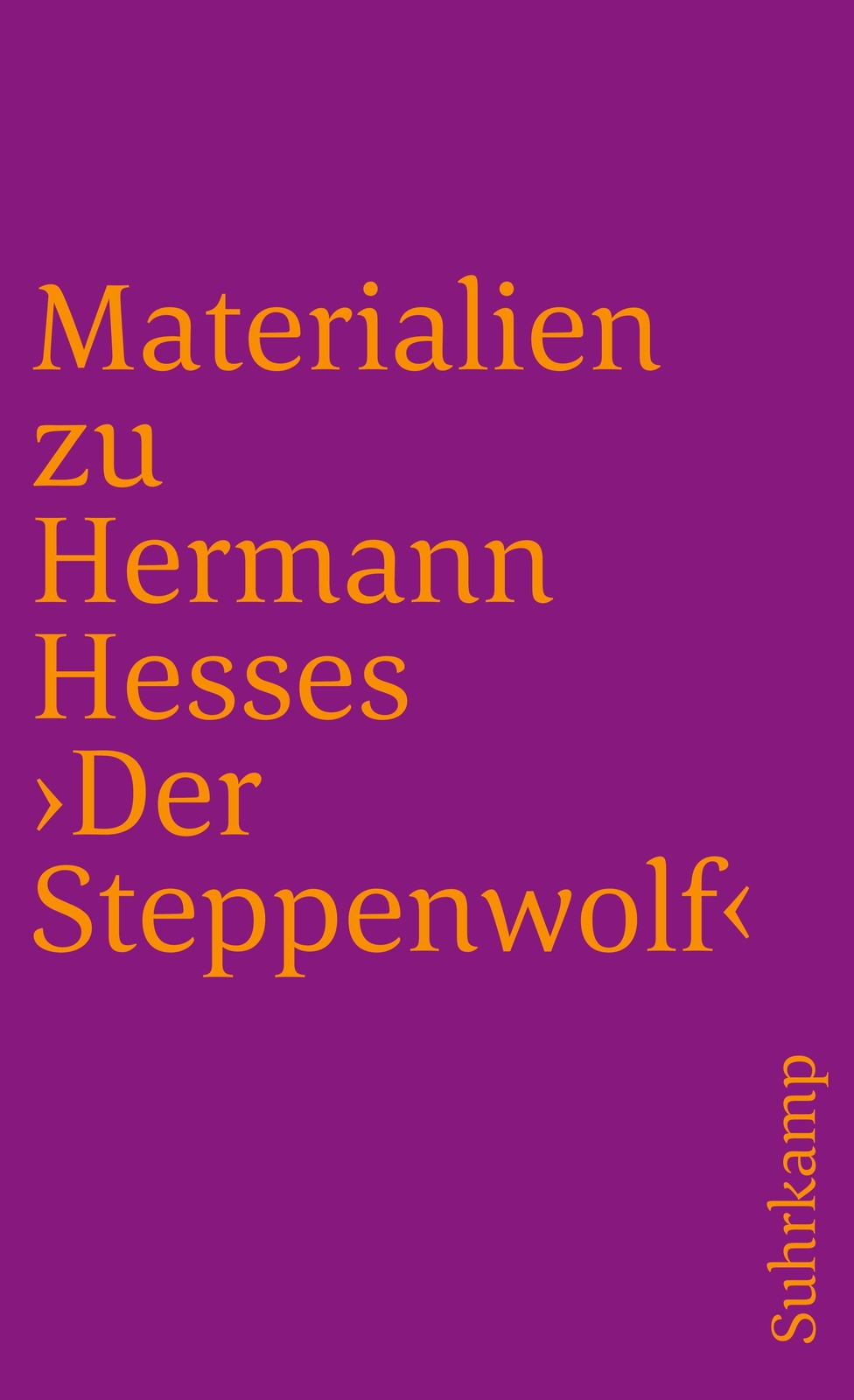 Thumbnail - Materialien Zu Hermann Hesses 'der Steppenwolf' | Hermann Hesse |