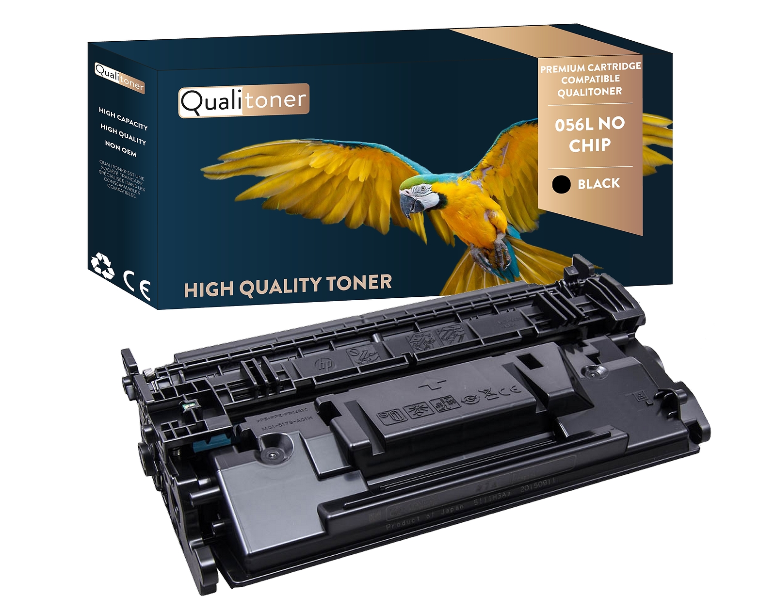 Toner Canon 056L compatible sans puce Qualitoner pour réduire vos coûts d'impression