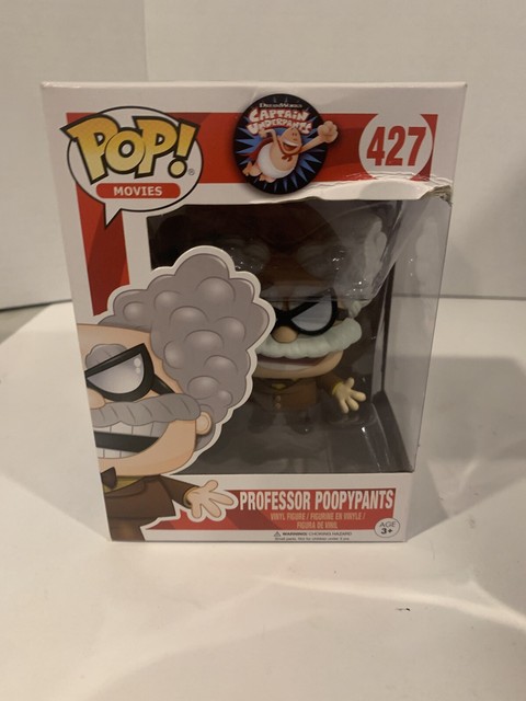 Funko Pop! Captain Underpants Professor Poopypants Vinyl Figure #427 Bad Box | eBay