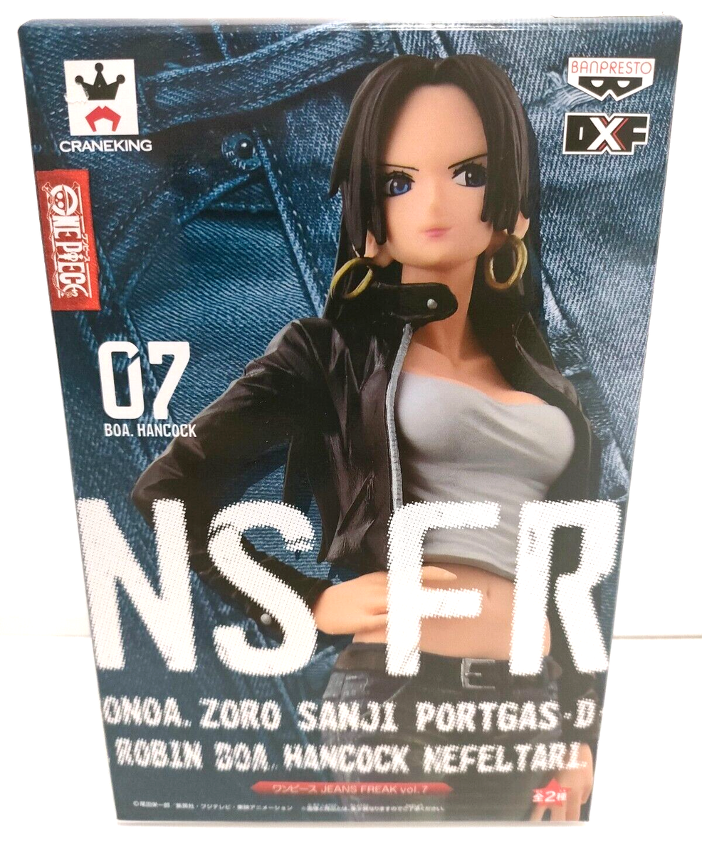 One Piece Jeans Freak Boa Hancock Figure Prize Black Anime Manga