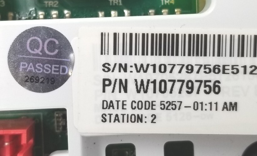 Controllo Lavatrice Whirlpool Originale OEM W10779756 PS002 - Foto 2