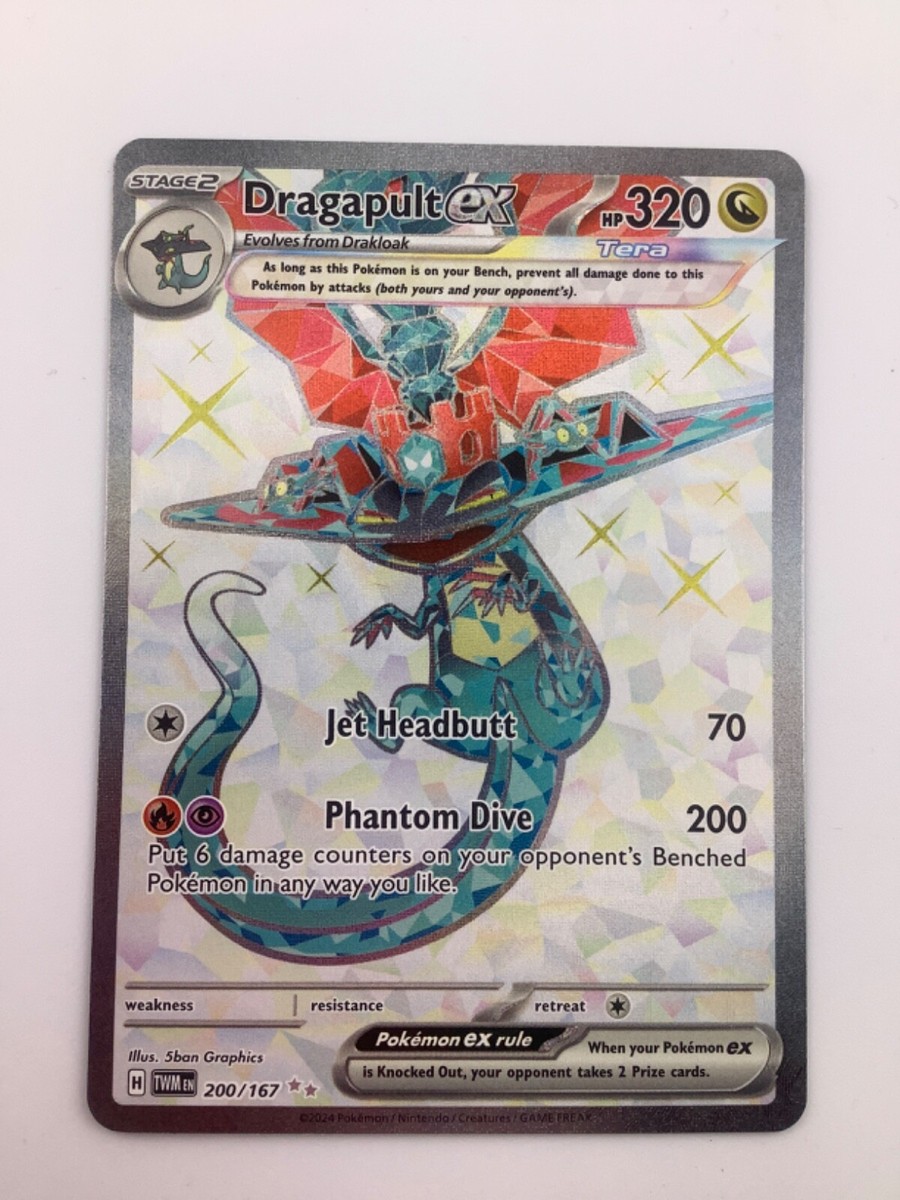 Pokemon TCG Dragapult ex 200/167 Ultra Rare Full Art Twilight