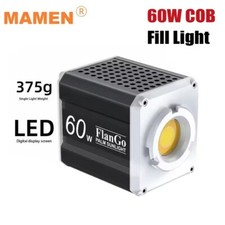 Mamen 60W COB led video Light Bi 2800K-6500K handheld Photography Fill Light