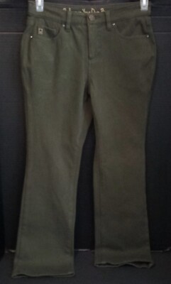 Belle by Kim Gravel 4P Flexibelle Loden Boot Cut Jeans QVC #A309918