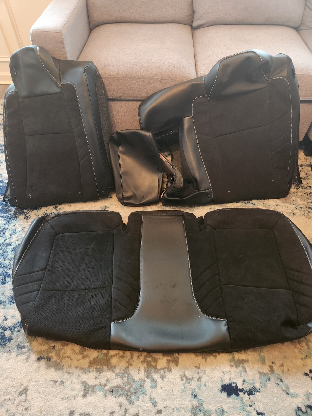 2016 dodge challenger srt hellcat seat covers Full Set eBay