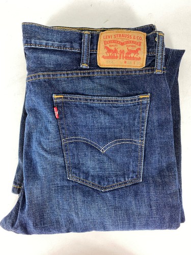 Levi Strauss 514 Men's Jeans Straight Fit Men's Denim Dark Blue 38 x 30 |  eBay