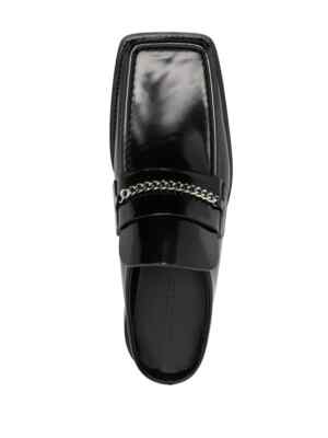 Martine Rose Chain-Embellished Slip-On Loafers 40 M7 W10 Martine Rose Chain-Embellished Slip-On Loafers 40 M7 W10