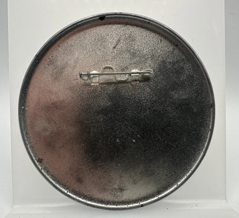 Atlanta Braves MLB Baseball Fan Pin WinCraft NFL 3.5" 90s Button Vintage USA - Image 2 of 3